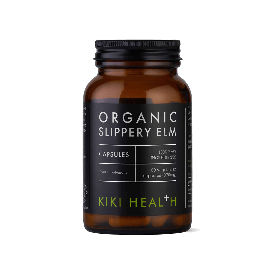 Slippery Elm, lífrænt - 60 hylki