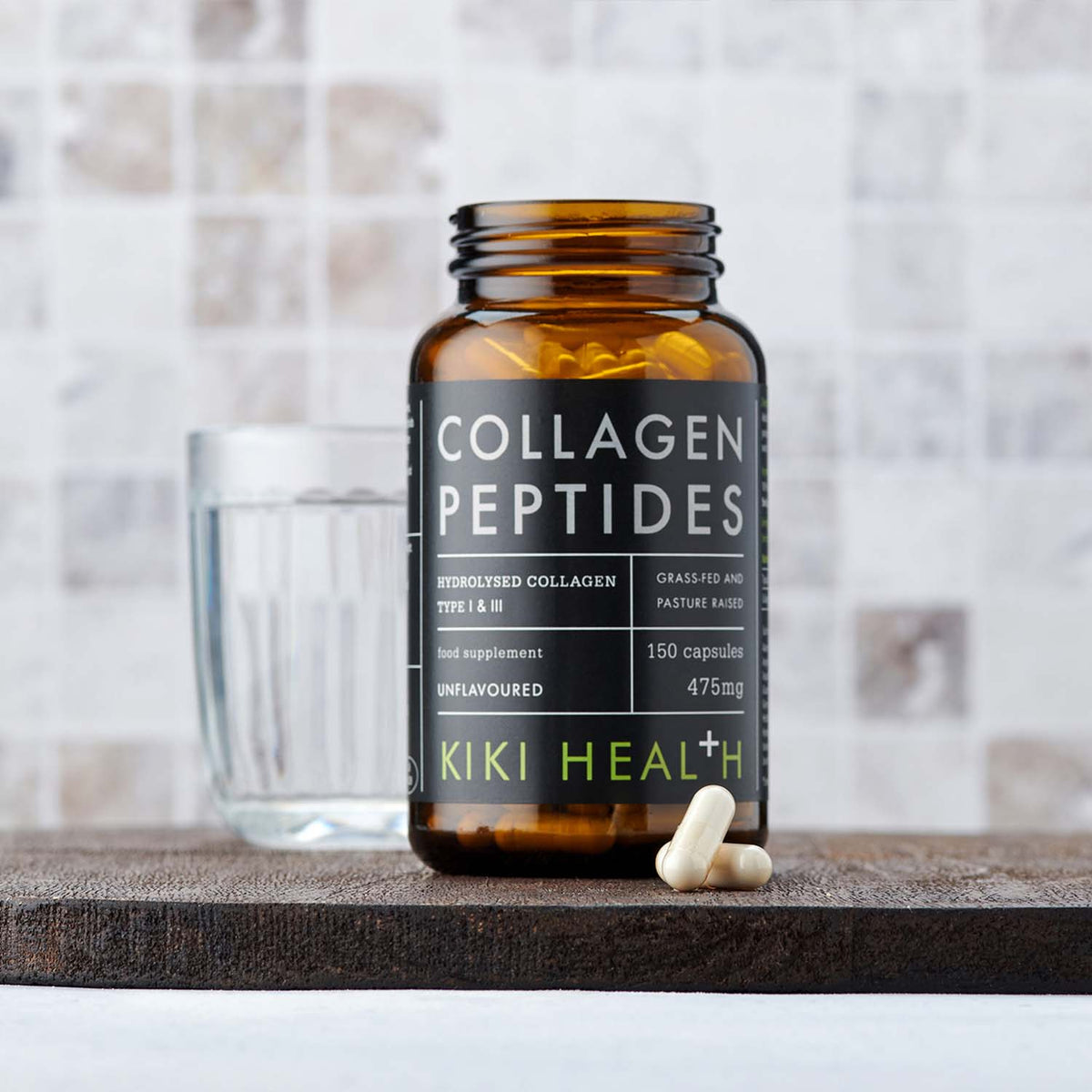 Kollagen peptíð, 150 hylki - Lífræn