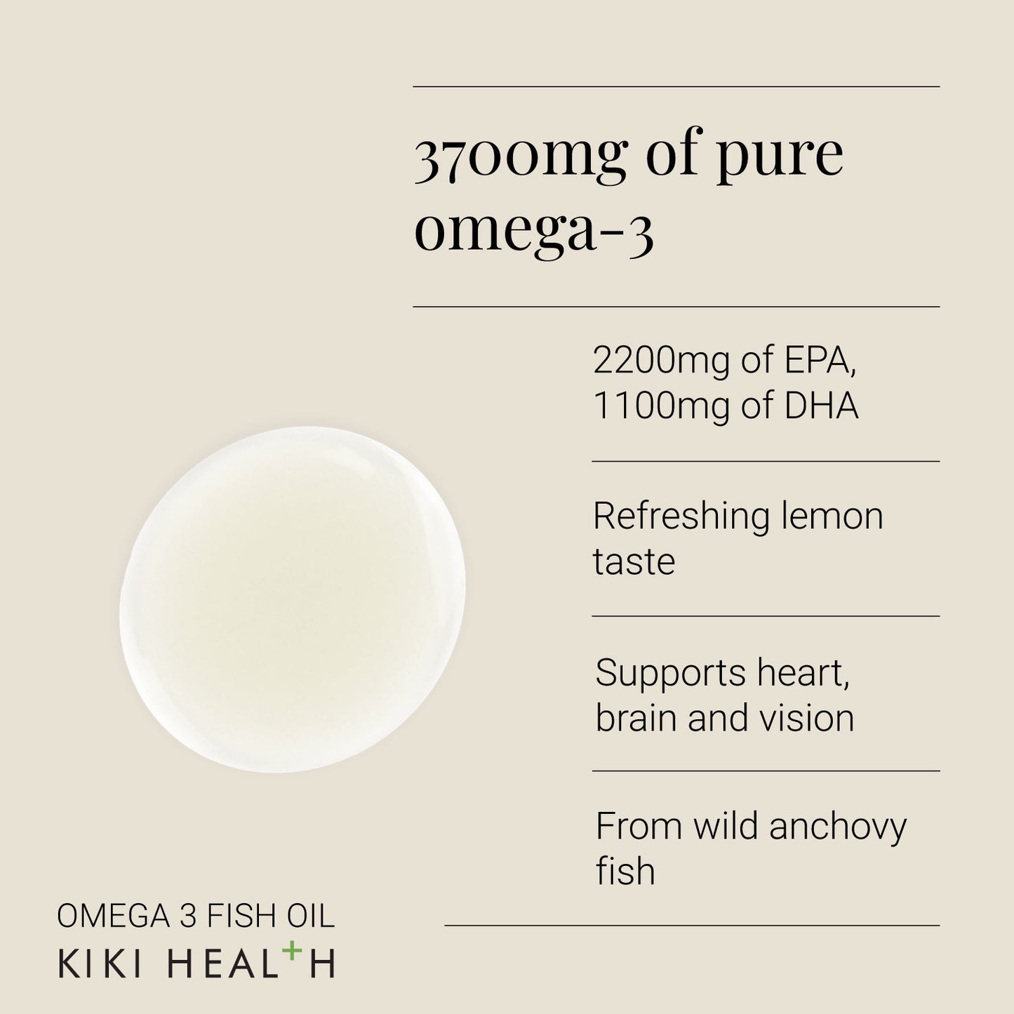 Omega 3 hrein fiskiolía - 125ml